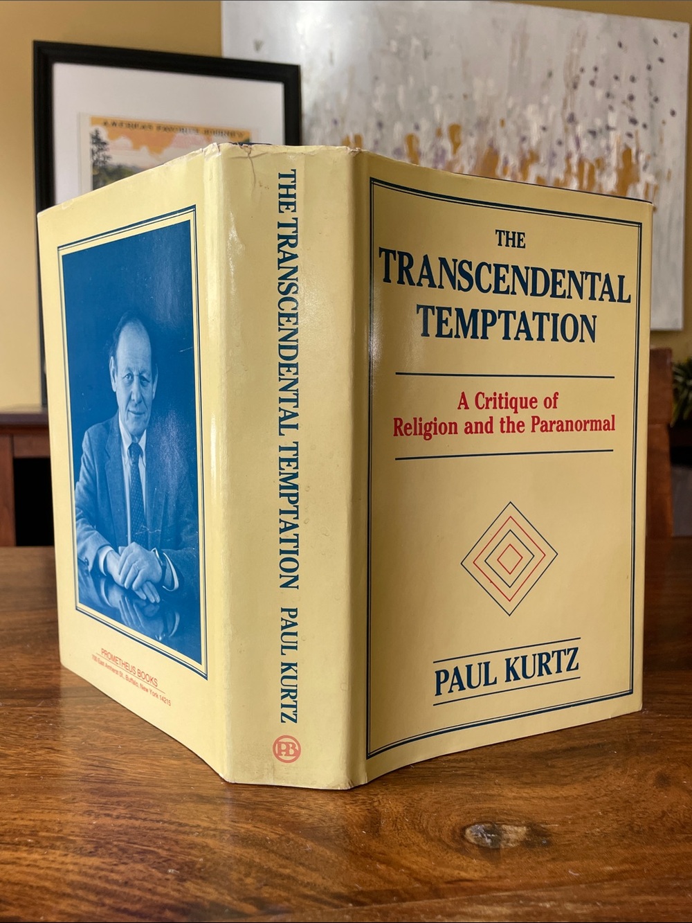 The Transcendental Temptation Paul Kurtz Hardcover Book w/ Original Dust Jacket